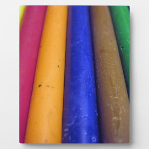 Colorful Crayons Fotoplaat