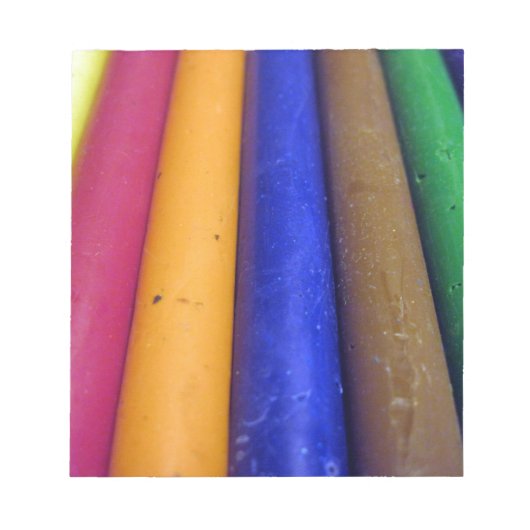Colorful Crayons Notitieblok (Voorkant)