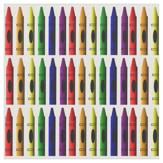 Colorful Crayons Stof (Close Up)
