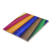 Colorful Crayons Tegeltje (Zijkant)