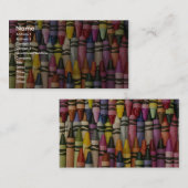 Colorful Crayons Visitekaartje (Voorkant / Achterkant)