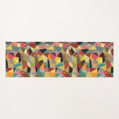 Colorful Crazy Quilt Patchwork Yogamat (Voorkant (horizontaal))