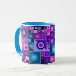 Colorful creative artistieke grafische verjaardage mok