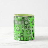 Colorful creative artistieke grafische verjaardage mok (Midden)