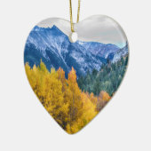Colorful Crested Butte Colorado Keramisch Ornament (Links)