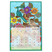 Colorful Critters Fun Cute Animals 2022 Boho Art Kalender (Jan 2027)