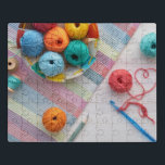 Colorful Crochet Craft Thread Yarn Needlework Puzzel<br><div class="desc">Dit pleziervaartuig met de naam jokerpuzzel bevat kleurrijke kogels met haakhaken #crochet #crafter #crafter #crafting #garts #thread #creative #handmade #love #feminine #feminine #jigzaag #puzzle #jigsawpuzzle #gifts #plezier #stockingstuffers #games</div>
