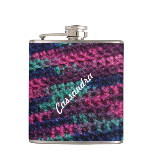 Colorful Crochet Heupfles (Voorkant)