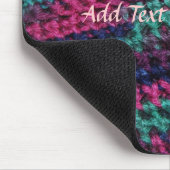 Colorful Crochet mousepad Muismat (Hoek)