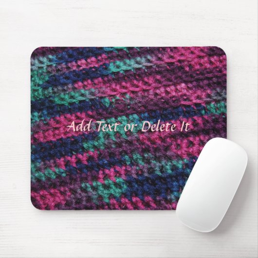 Colorful Crochet mousepad Muismat (Met muis)