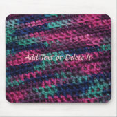 Colorful Crochet mousepad Muismat (Voorkant)