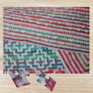 Colorful Crochet Pattern Legpuzzel