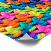 Colorful Crochet Yarn Poster (Hoek)