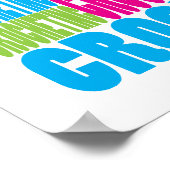 Colorful Crocheting Poster (Hoek)