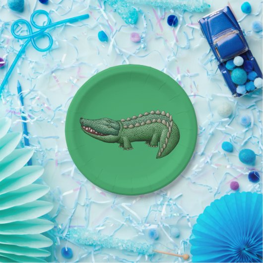 Colorful Crocodile Paper Bord (Feest)