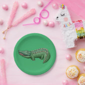 Colorful Crocodile Paper Bord (Feest)