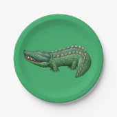 Colorful Crocodile Paper Bord (Voorkant)