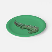 Colorful Crocodile Paper Bord (Gekanteld)