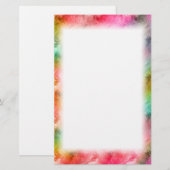 Colorful Crystal Glass Patroon Briefpapier (Voorkant / Achterkant)