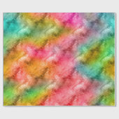 Colorful Crystal Glass Patroon Cadeaupapier (Vlak)