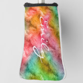 Colorful Crystal Glass Patroon Golfheadcover (Draai 90)