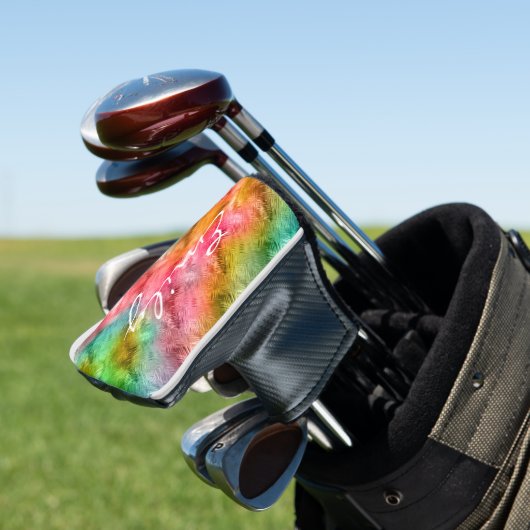 Colorful Crystal Glass Patroon Golfheadcover (Insitu)