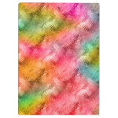 Colorful Crystal Glass Patroon Klembord (Achterkant)