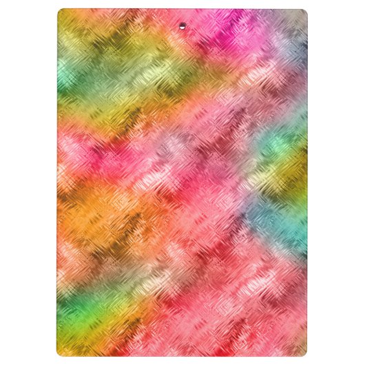 Colorful Crystal Glass Patroon Klembord (Achterkant)