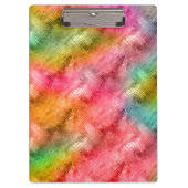 Colorful Crystal Glass Patroon Klembord (Voorkant)