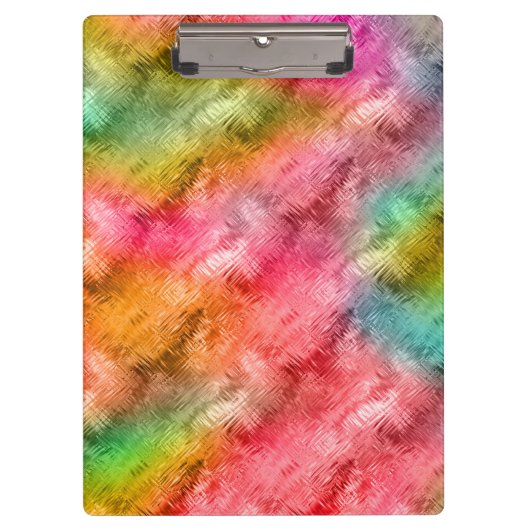 Colorful Crystal Glass Patroon Klembord (Voorkant)