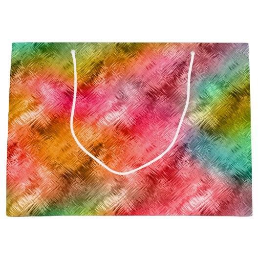 Colorful Crystal Glass Patroon Large Cadeautasje (Voorkant)