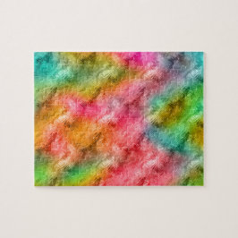 Colorful Crystal Glass Patroon Legpuzzel