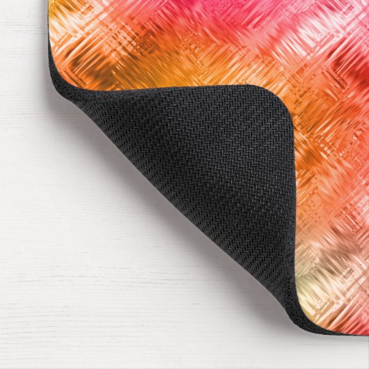 Colorful Crystal Glass Patroon Muismat (Hoek)