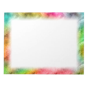 Colorful Crystal Glass Patroon Notitieblok
