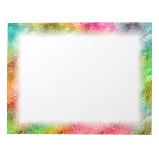 Colorful Crystal Glass Patroon Notitieblok (Voorkant)