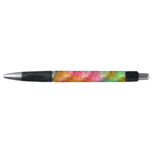 Colorful Crystal Glass Patroon Pen (Voorkant)