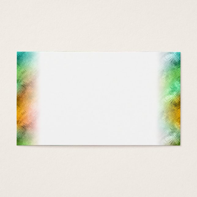 Colorful Crystal Glass Patroon Visitekaartje (Voorkant)