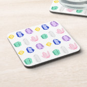Colorful Crystals Patroon Drankjes Onderzetter (Linkerzijde)