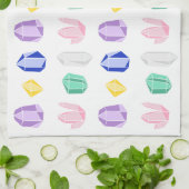 Colorful Crystals Patroon Theedoek (Gevouwen)