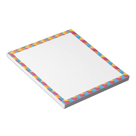 Colorful Cube Pattern Notitieblok (Schuin)