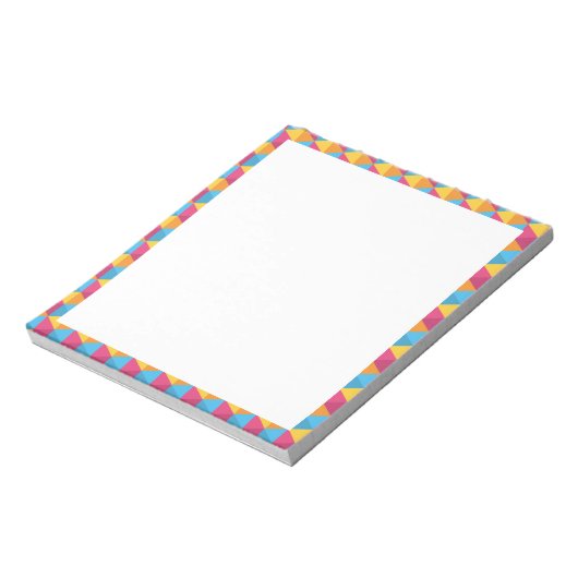 Colorful Cube Pattern Notitieblok (Linkerzijde)