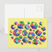 Colorful Cubes Briefkaart (Voorkant / Achterkant)