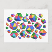 Colorful Cubes Briefkaart (Voorkant)