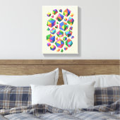 Colorful Cubes Canvas Afdruk (Insitu (Slaapkamer))