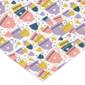 Colorful Cup Patroon Korte Tafelloper (Hoek)