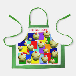 Colorful Cupcake Cook kinder Schort