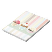 colorful cupcake notitieblok (Linkerzijde)