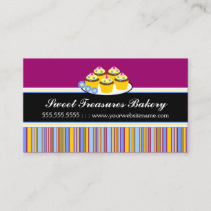 Colorful Cupcakes Bakery Visitekaartje
