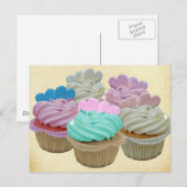 Colorful Cupcakes Briefkaart (Voorkant / Achterkant)