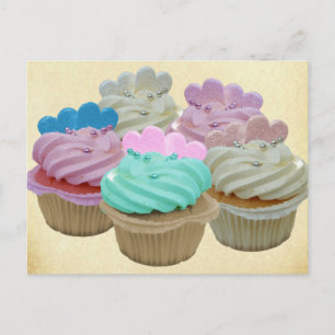 Colorful Cupcakes Briefkaart
